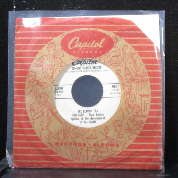 Stan Kenton - The Kenton Era Prologue 7" VG Promo Vinyl 45 Capitol I-569 Mono - Shuga Records