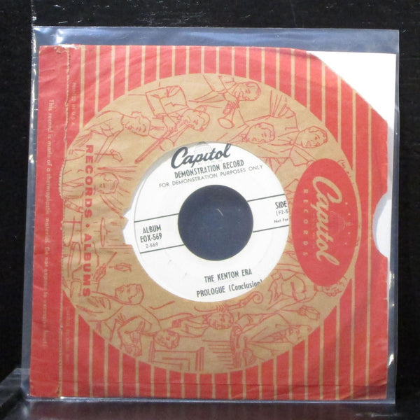 Stan Kenton - The Kenton Era Prologue 7" VG Promo Vinyl 45 Capitol I-569 Mono - Shuga Records