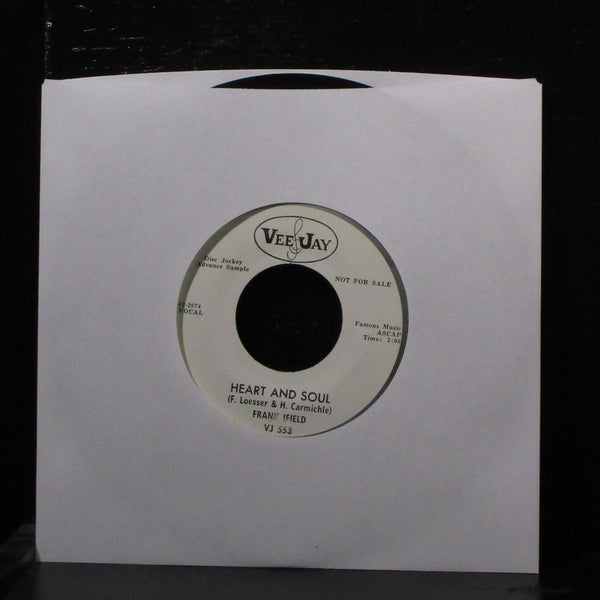 Frank Ifield - I'm Confessin' / Heart & Soul 7" Mint- Promo Vinyl 45 VJ 553 USA - Shuga Records