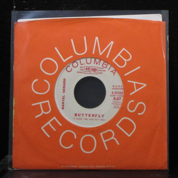 Danyel Gerard - Butterfly 7" Mint- Promo Vinyl 45 Columbia 4-45468 USA - Shuga Records