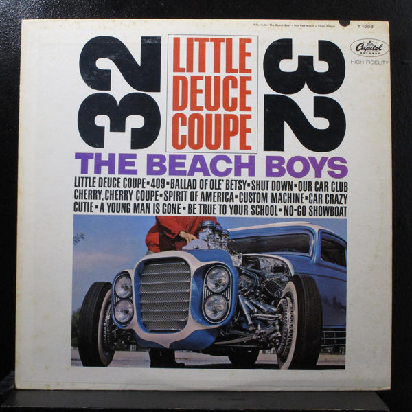 The Beach Boys - Little Deuce Coupe LP VG+ T-1998 Mono Rainbow Labels 1963 Vinyl - Shuga Records