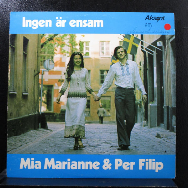 Mia Marianne & Per Flip - Ingen Ar Ensam LP VG+ LP 137 Sweden 1974 Vinyl Record - Shuga Records