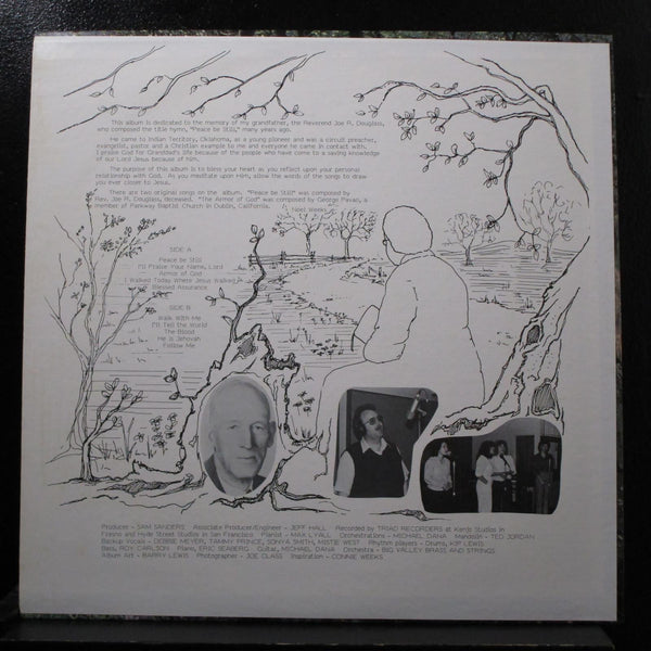 Noel Weeks - Peace Be Still LP Mint- SS 110 Stereo Private Pressing Vinyl Record - Shuga Records