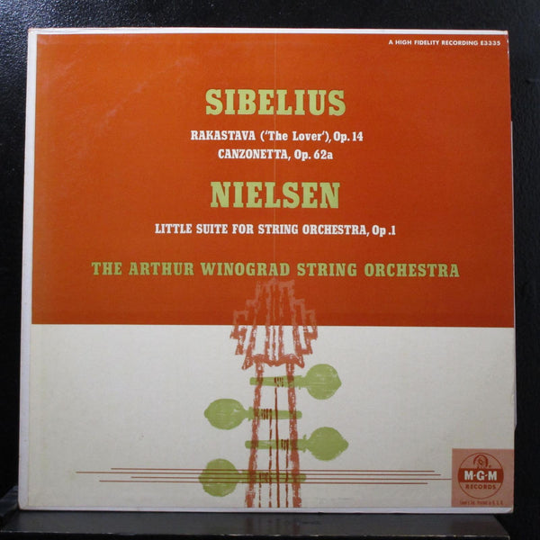 Winograd - Sibeliues Rakastava, Nielsen Little Suite LP VG+ E3335 Yellow/Blk Lbl - Shuga Records