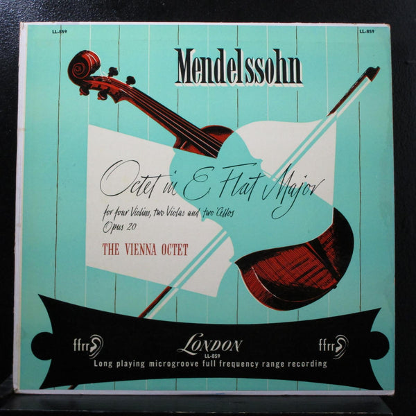 The Vienna Octet - Mendelssohn Octet In Eb Major LP VG+ LL.859 Mono UK Vinyl - Shuga Records