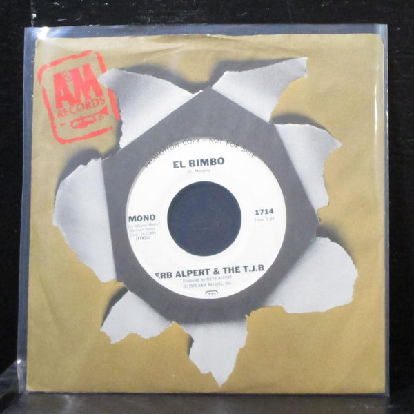Herb Alpert & The T.J.B. - El Bimbo 7" Mint- Promo Vinyl 45 A&M 1714 USA 1975 - Shuga Records
