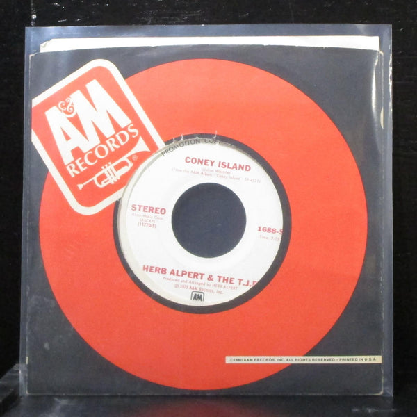 Herb Alpert & T.J.B. - Coney Island / Ratatouille 7" Mint- Promo Vinyl 45 1688-S - Shuga Records