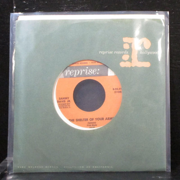 Sammy Davis Jr. - The Shelter Of Your Arms 7" VG+ Vinyl 45 Reprise R-20,216 USA - Shuga Records