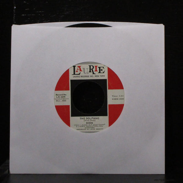 Dion - Purple Haze / The Dolphins 7" VG+ Vinyl 45 Laurie LR-3478 USA 1969 - Shuga Records