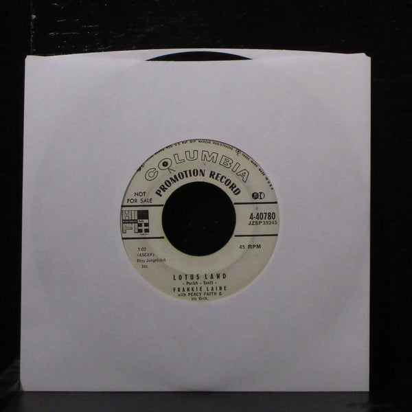 Frankie Laine - Moonlight Gambler / Lotus Land 7" VG Promo Vinyl 45 4-40780 USA - Shuga Records