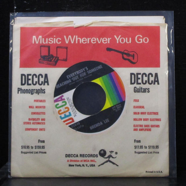 Brenda Lee - If This Is Our Last Time 7" VG+ Vinyl 45 Decca 32848 USA 1971 - Shuga Records