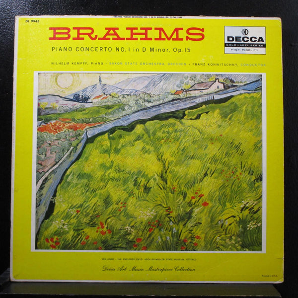 Brahms, Kempff, Konwitschny - Piano Concerto No 1 In Dm LP VG DL 9945 Mono Vinyl - Shuga Records