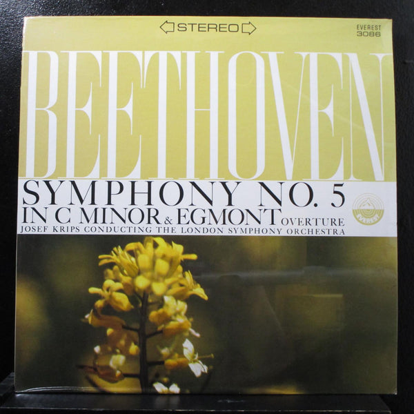 Beethoven - Krips - Symphony No. 5 In Cm & Egmont Overture LP New Sealed 3086 - Shuga Records