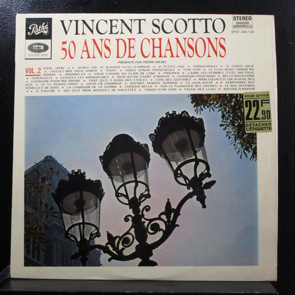 Vincent Scotto - 50 Ans De Chansons Vol. 2 LP VG STPX 340.134 France Record - Shuga Records