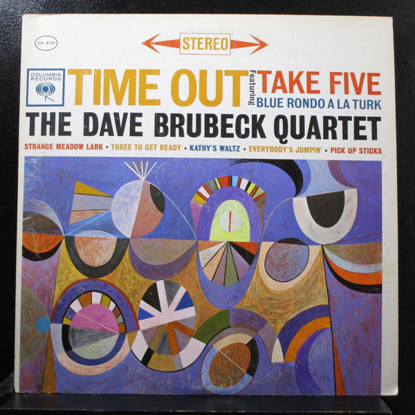 The Dave Brubeck Quartet - Time Out LP VG+ CS 8192 Stereo 360 Sound Vinyl Record - Shuga Records