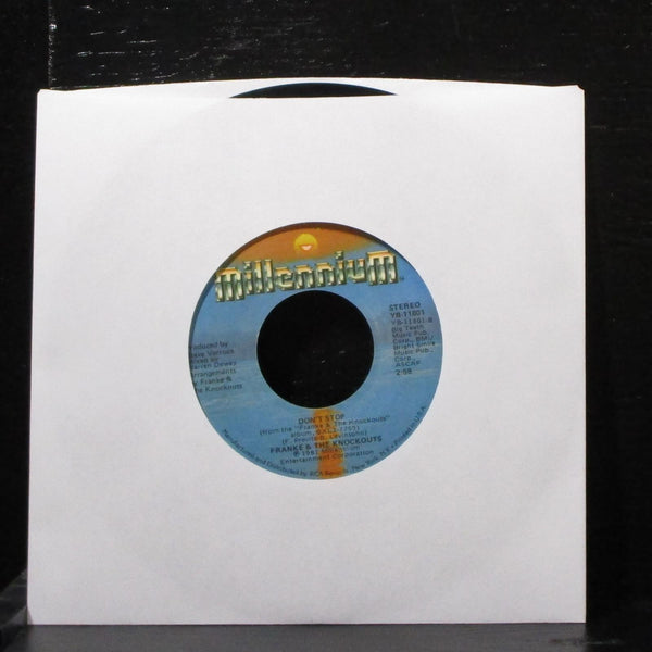 Franke & The Knockouts - Sweetheart / Don't Stop 7" VG+ Vinyl 45 YB-11801 USA - Shuga Records