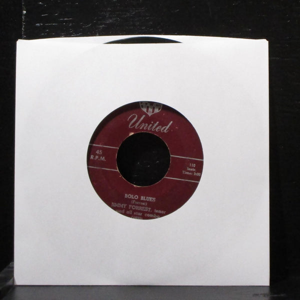 Jimmy Forrest - Night Train / Bolo Blues 7" VG+ Vinyl 45 United 110 USA 1952 - Shuga Records