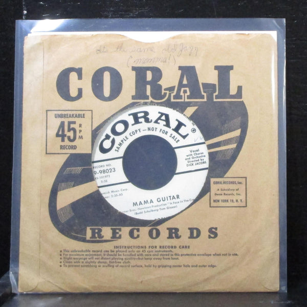 Don Cornell - Mama Guitar 7" Mint- Vinyl 45 Coral 9-98023 USA 1957 - Shuga Records