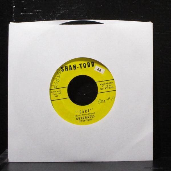 Graduates - Ballad Of A Girl And Boy 7" VG+ Vinyl 45 Shan-Todd ST-055 USA 1959 - Shuga Records