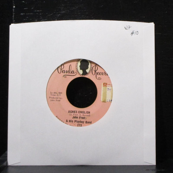 John Fred - Agnes English / Sad Story 7" VG+ Vinyl 45 Paula 273 USA 1967 - Shuga Records