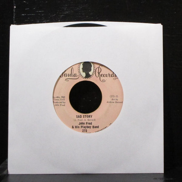 John Fred - Agnes English / Sad Story 7" VG+ Vinyl 45 Paula 273 USA 1967 - Shuga Records