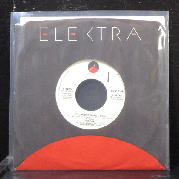 The Cars - You Might Think / Heartbreat City 7" VG+ Vinyl 45 Elektra 7-69744 USA - Shuga Records