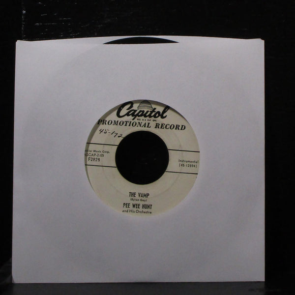 Pee Wee Hunt - So Blue / The Vamp 7" VG+ Promo Vinyl 45 Capitol F2828 USA 1954 - Shuga Records