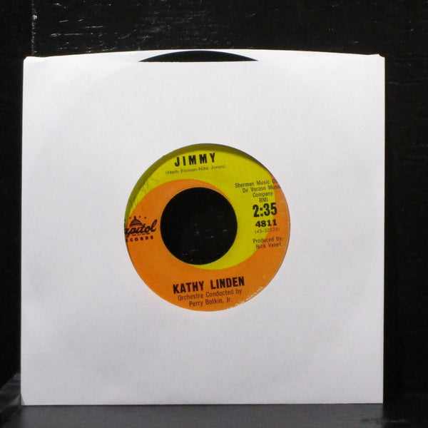 Kathy Linden - If You Really Love Me / Jimmy 7" VG+ Vinyl 45 Capitol 4811 USA - Shuga Records
