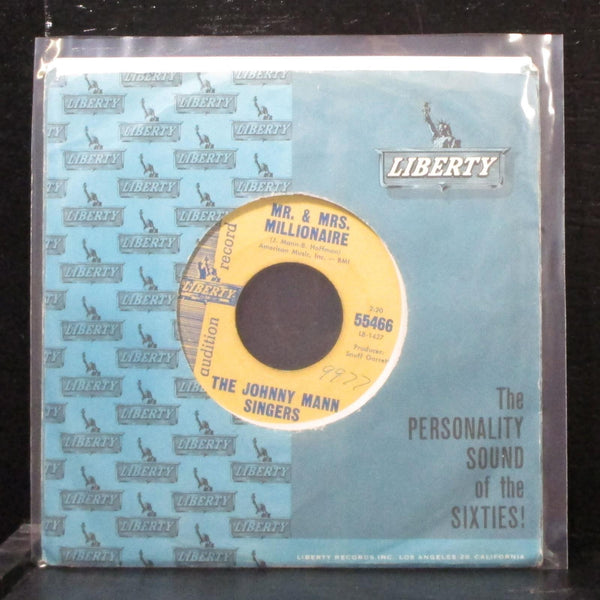 Johnny Mann Singers - Summersong 7" VG+ Promo Vinyl 45 Liberty 55466 USA 1961 - Shuga Records