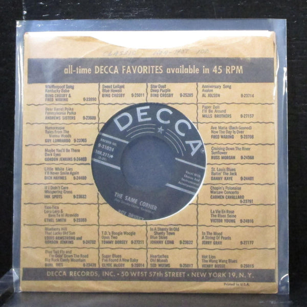 Roy Drusky - Another / The Same Corner 7" Mint- Vinyl 45 Decca 9-31024 USA 1959 - Shuga Records
