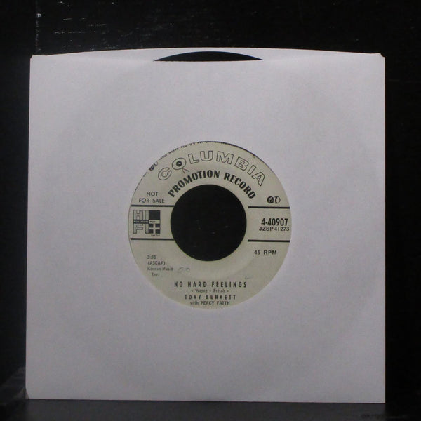 Tony Bennett - One For My Baby / No Hard Feelings 7" VG+ Promo Vinyl 45 4-40907 - Shuga Records