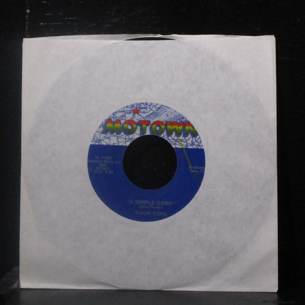 Four Tops - A Simple Game / L.A. 7" VG+ Vinyl 45 Motown M 1196F USA 1972 - Shuga Records
