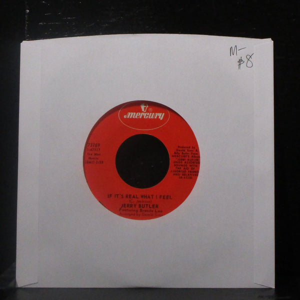 Jerry Butler - If It's Real What I Feel 7" Mint- Vinyl 45 Mercury 73169 USA 1971 - Shuga Records