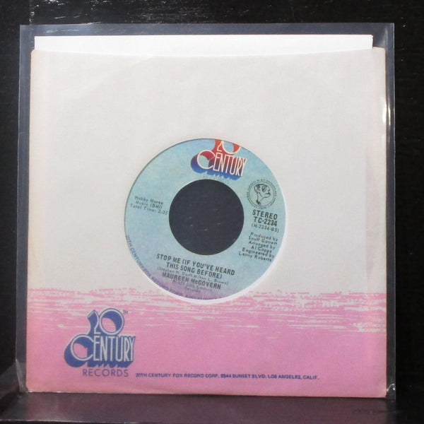 Maureen McGovern - Love Songs Are Getting Harder To Sing 7" Mint- Vinyl 45 - Shuga Records