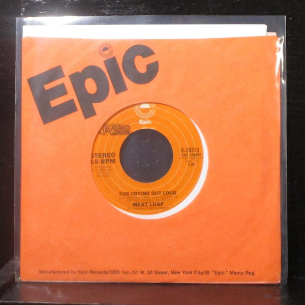 Meat Loaf - Two Out Of Three Ain't Bad 7" VG+ Vinyl 45 Epic 8-50513 USA 1977 - Shuga Records