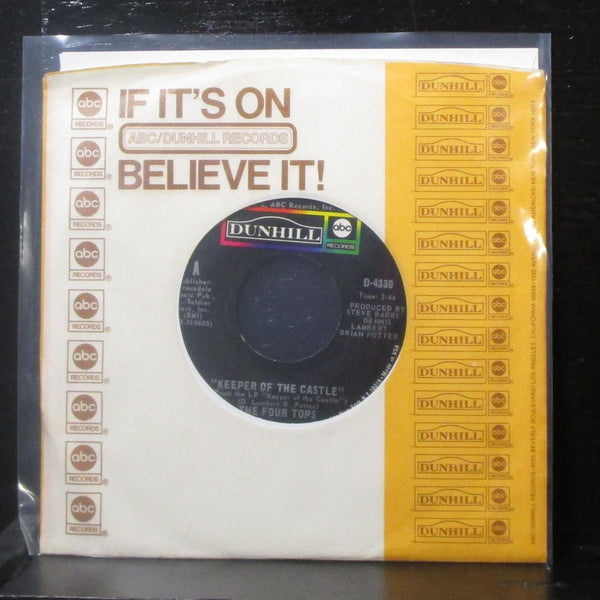 Four Tops - Keeper Of The Castle / Jubilee With Soul 7" Mint- Vinyl 45 D-4330 - Shuga Records