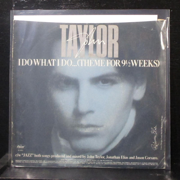 John Taylor - I Do What I Do (Theme For 9 1/2 Weeks) 7" VG+ Vinyl 45 B-5551 USA - Shuga Records