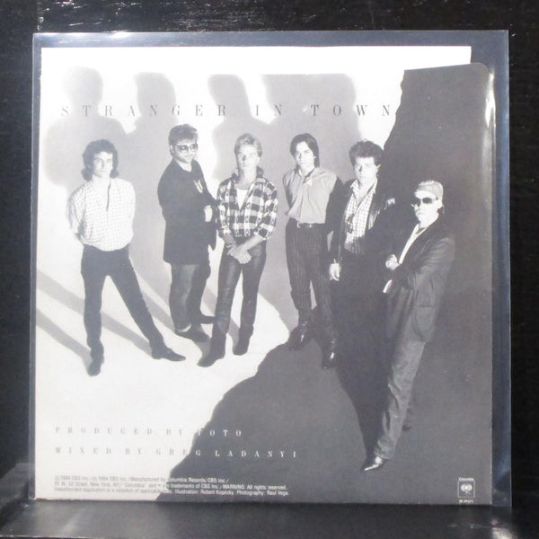 Toto - Stranger In Town / Change Of Heart 7" VG+ Vinyl 45 Columbia 38-04672 USA - Shuga Records