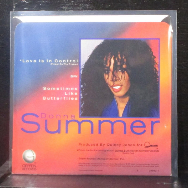 Donna Summer - Love Is In Control 7" VG+ Vinyl 45 Geffen 7-29982 USA 1982 - Shuga Records