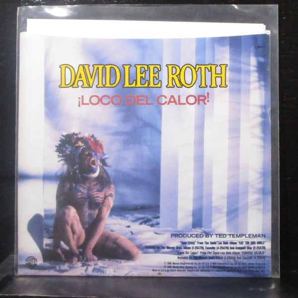 David Lee Roth - Goin' Crazy! / Loco Del Calor 7" Mint- Vinyl 45 7-28584 USA - Shuga Records