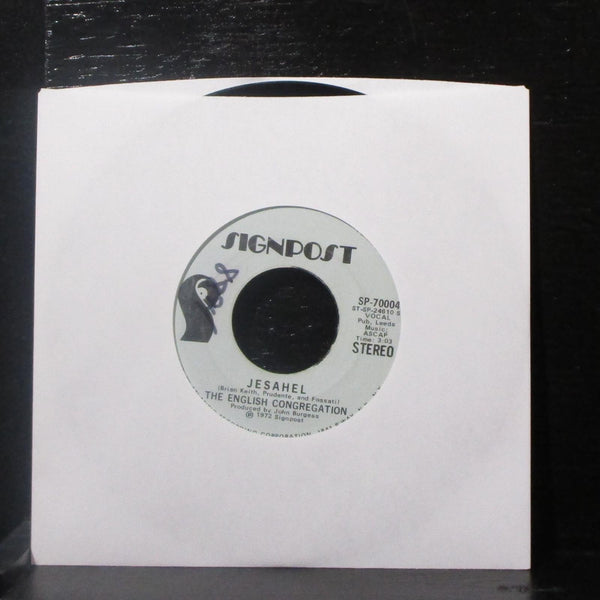 The English Congregation - Jesahel 7" VG+ Promo Vinyl 45 Signpost SP-70004 USA - Shuga Records