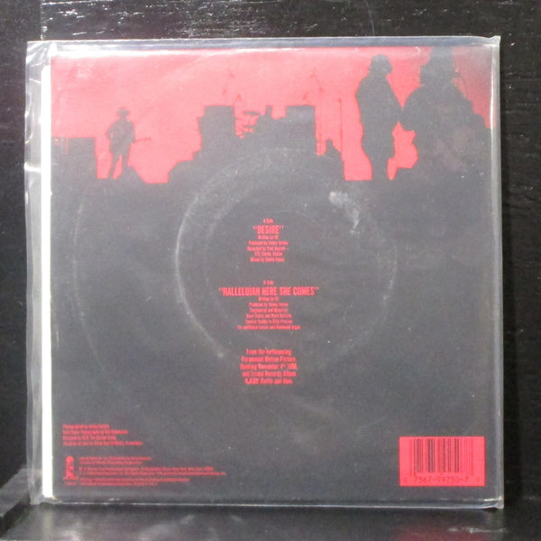 U2 - Desire / Hallelujah Here She Comes 7" VG+ Vinyl 45 Island 7-99250 gatefold - Shuga Records
