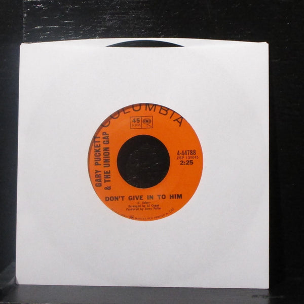 Gary Puckett & Union Gap - Don't Give In To Him 7" VG+ Vinyl 45 Columbia 4-44788 - Shuga Records
