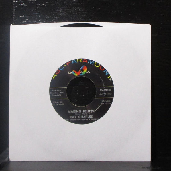 Ray Charles - Busted / Making Believe 7" VG+ Vinyl 45-10481 USA 1963 - Shuga Records