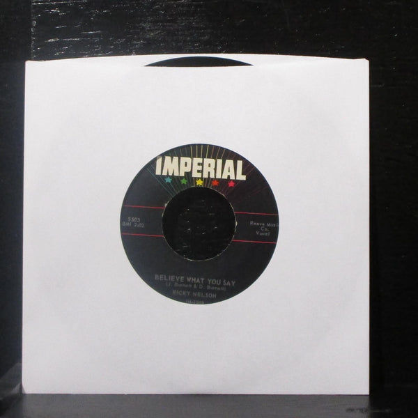 Ricky Nelson - My Bucket's Got A Hole In It 7" Mint- Vinyl 45 Imperial 5503 USA - Shuga Records