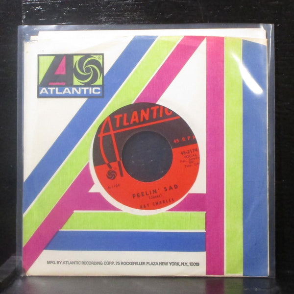 Ray Charles - Feeling' Sad / Carrying That Load 7" Mint- Vinyl Atlantic 45-2174 - Shuga Records