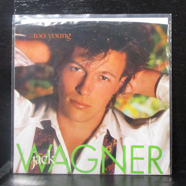 Jack Wagner - Too Young / Remember Me Laughing 7" Mint- Vinyl 45 7-28931 USA - Shuga Records