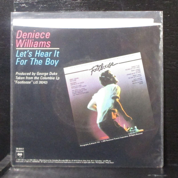 Deniece Williams - Let's Hear It For The Boy 7" Mint- Vinyl 45 Columbia 38-04417 - Shuga Records