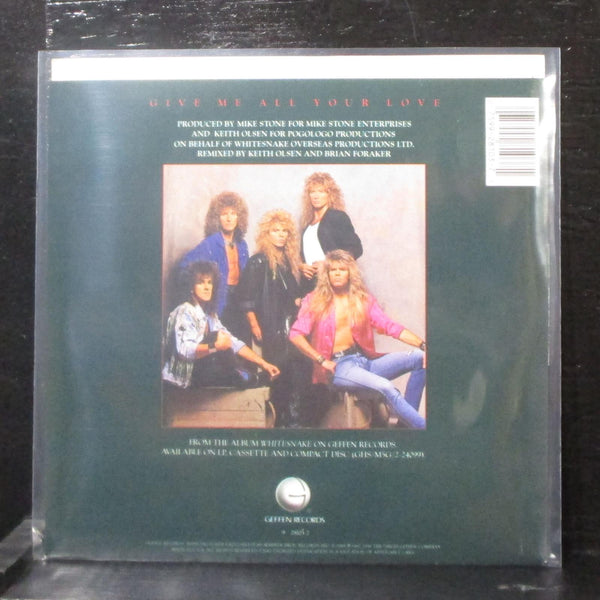 Whitesnake - Give Me All Your Love 7" Mint- Vinyl 45 Geffen 7-28103 USA 1988 - Shuga Records