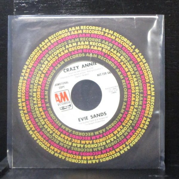 Evie Sands - Crazy Annie 7" Mint- Promo Vinyl 45 A&M 1157 USA 1969 - Shuga Records